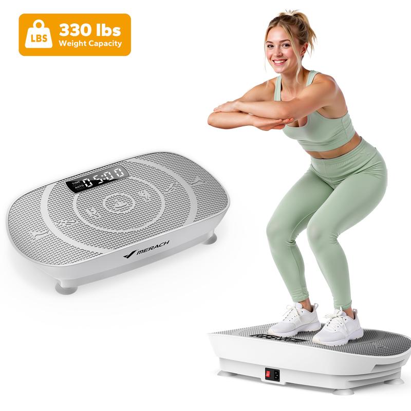 Compact Vibration Exercise Machine for Home Fitness