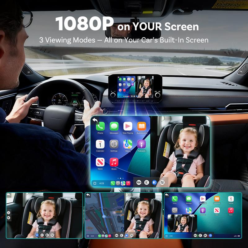 Baby Car Camera &Wireless CarPlay Adapter
