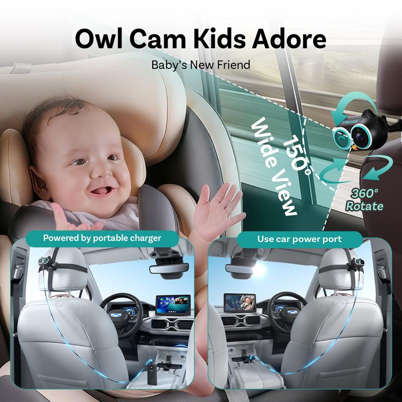 Baby Car Camera &Wireless CarPlay Adapter