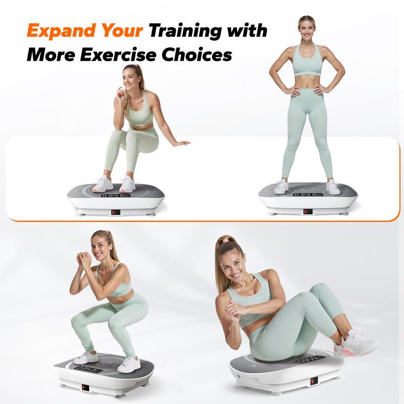 Compact Vibration Exercise Machine for Home Fitness