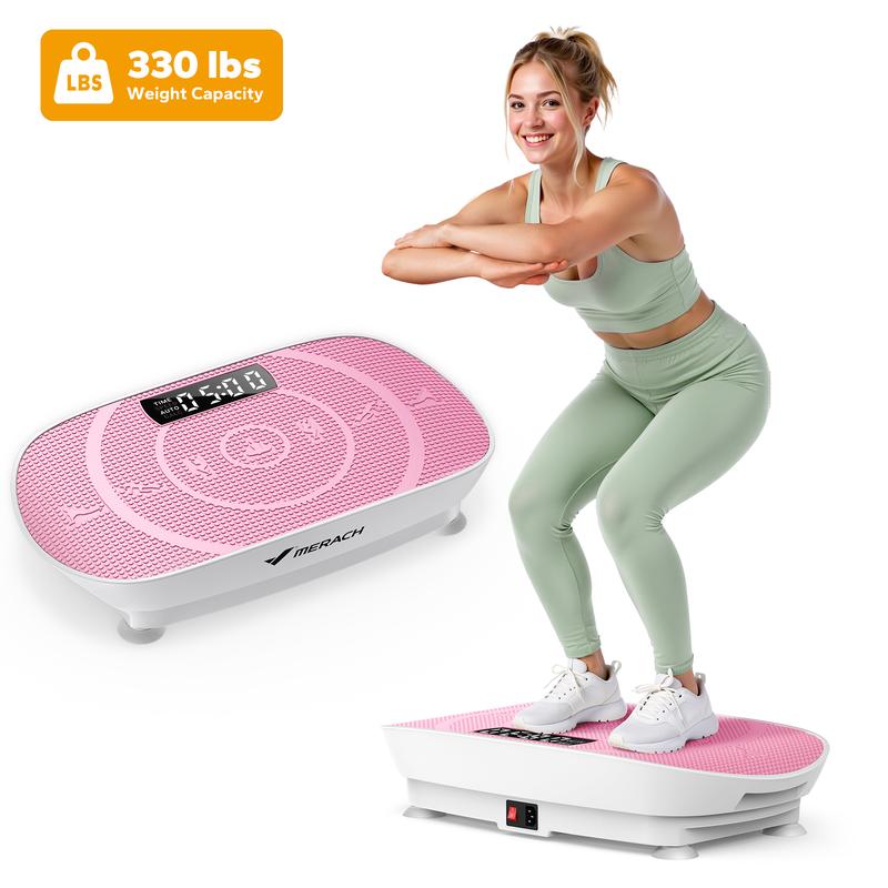 Compact Vibration Exercise Machine for Home Fitness