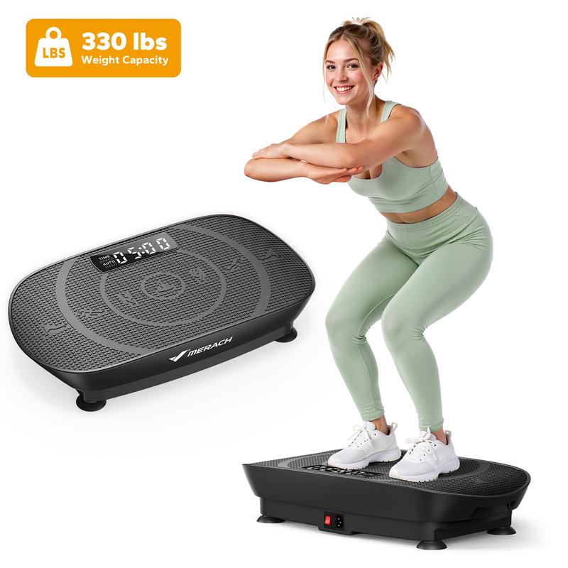 Compact Vibration Exercise Machine for Home Fitness