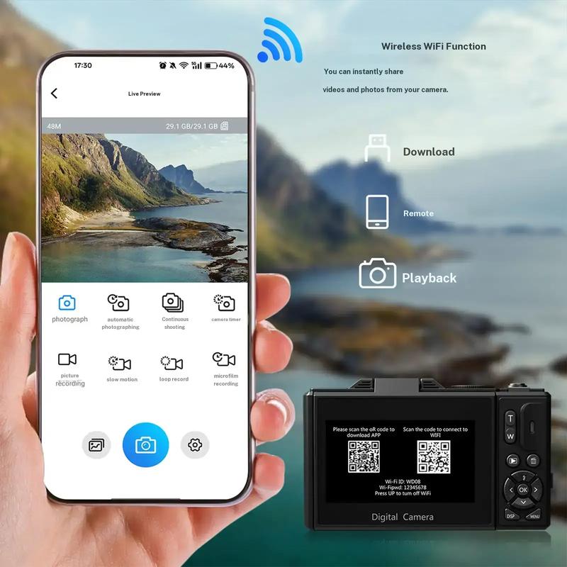 64MP 4K Travel Camera